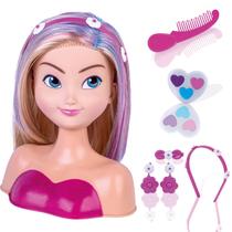 Boneca Busto Nancy Hair Com Maquiagem Para Pentear SuperToys