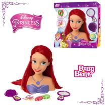 Boneca Busto Princesa Ariel Baby Brink