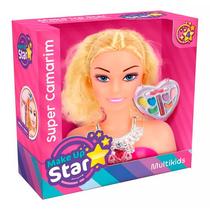 Boneca Busto Super Camarim Make Up Star BR1502 - Multikids