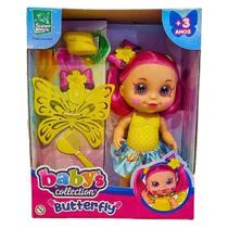 Boneca - Butterfly Babys Collection Sapatinho Amarelo - 513 - SUPER TOYS