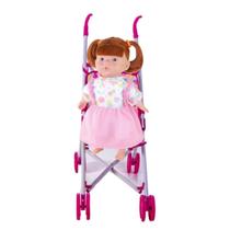 Boneca By Ruiva Marcelle Com 60 Frases De 40cm e Carrinho