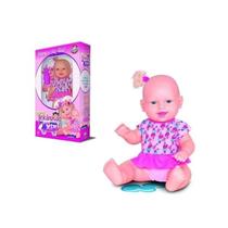 Boneca c/mecanismo tekinha faz xixi c/mamadeira 980