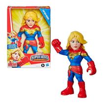 Boneca Capitã Marvel Mega Mighties Super Heroes 25 cm Hasbro