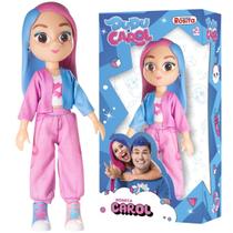 Boneca Carol E Dudu Youtuber Infantil Articulada Vinil 26Cm