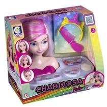 Boneca Charmosa Busto Make Up e Penteado