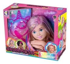 Boneca Charmosa Busto Rainbow Loira - Cotiplás 2578