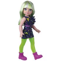 Boneca Charmosa Fashion Cabelo Verde Lançamento