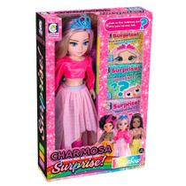 Boneca charmosa surprise loira 2663 Boneca charmosa surprise loira 2663