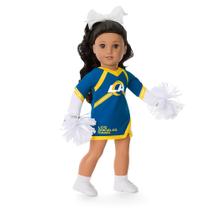 Boneca Cheer Uniform American Girl Los Angeles Rams de 18 polegadas