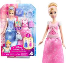 Boneca Cinderela Fashion 2 Em 1 Princesa Mattel