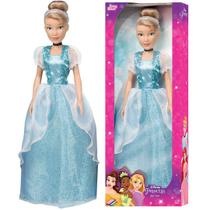 Boneca Cinderela Princesa Disney Grande Articulada 82Cm - Baby Brink