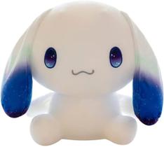 Boneca Cinnamoroll Kawaii 40cm - Olhos Estrelados - Branca