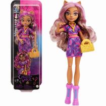 Boneca Clawdeen Monster High 30cm c/ Acessórios Mattel