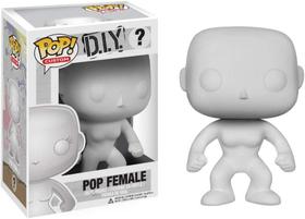 Boneca Coleção D.I.Y Pop Feminina - Branca - Funko