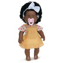 Boneca Coleção Danadinhas Negra Com Chupeta Menina Brinquedo