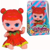 Boneca coleção frutinhas morango - cotiplas