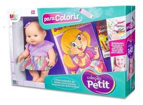 Boneca Colecao Petit Para Colorir / Milk Brinquedos