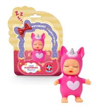 Boneca Coleção Pijaminhas Unicórnio 9cm Bebezinhas Estrela Boneca Coleção Pijaminhas Unicórnio 9cm Bebezinhas Estrela