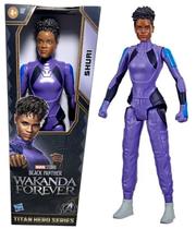 Boneca Colecionável Articulada Morena Negra Shuri Princesa De Wakanda Pantera Negra Marvel Hasbro