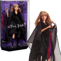 Boneca colecionável da Barbie Music Series Stevie Nicks com acesso.