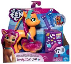 Boneca Colecionável Menina Pônei Laranja Personagem Sunny Starscout Hasbro Brinquedos