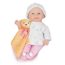 Boneca Collection Baby Reborn Urso Naninha 627 - Milk Brinquedos
