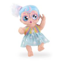 Boneca Collection Dolls By Milk Glitter Em Vinil Vestido Colorido Ref.682 Milk