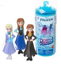 Boneca Color Reveal Frozen Snow Pó Da Neve Surpresa Mattel