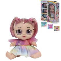 Boneca Colorida Surpresa Para Sua Filha Ideal Para Presente Com Garantia