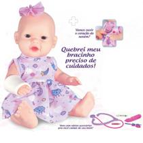 Boneca com Acessórios - 32 cm - Tekinha - Gessinho - Sid-Nyl Boneca com Acessórios - 32 cm - Tekinha - Gessinho - Sid-Nyl