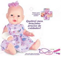 Boneca com Acessórios - 32 cm - Tekinha - Gessinho - Sid-Nyl Boneca com Acessórios - 32 cm - Tekinha - Gessinho - Sid-Nyl