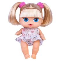 Boneca com Cabelo Babys Collection Mini Passeio Super Toys - 498