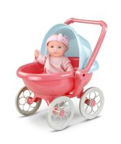 Boneca Com Carrinho de Bebê Roma Brinquedos
