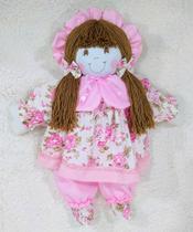 Boneca com chapéu 55cm vestido com estampas variadas, decoração nichos quartos de bebês Boneca com chapéu 55cm vestido com estampas variadas, decoração nichos quartos de bebês