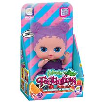 Boneca com Cheirinho - 18 cm - Frutinhas - Uva - Cotiplás