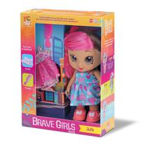 Boneca Com Closet Julie Brave Girls Com Acessorios Bee Toys