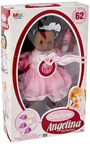 Boneca Com Mecanismo Angelina Negra 62 Frases 48Cm Boneca Com Mecanismo Angelina Negra 62 Frases 48Cm