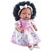 Boneca Com Mecanismo Angelina Negra 62 Frases 48cm Boneca Com Mecanismo Angelina Negra 62 Frases 48cm