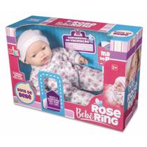 Boneca Com Mecanismo Bebê Rose Ring 38Cm Sons De Bb - GNA