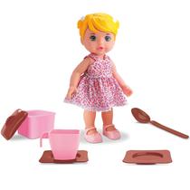 Boneca Com Pratinho Bee Hugs Chocolate 0993 - Bee Toys