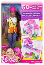 Boneca Construtora Barbie & Playset