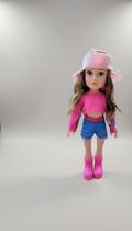 Boneca Country 40cm Chapéu e Botas
