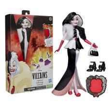 Boneca Cruella De Vil Com Acessorios Disney Villains Luxo