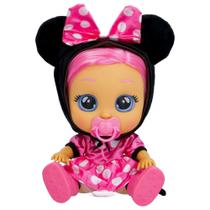 Boneca Cry Babies Dressy - Sons e Lágrimas - Minnie - Multikids