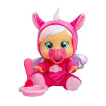 Boneca Cry Babies Hannah 26cm Multikids Chora Lágrimas de Verdade ao Pressionar a Cabeça para Crianças a Partir de 18 Meses