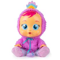 Boneca Cry Babies Lizzy Fantásia de Pavão Chora de Verdade Multikids BR2118