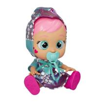 Boneca Cry Babies Multikids Stars Emily Com Som BR2241 Rosa