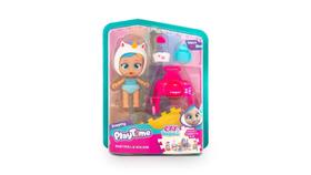 Boneca Cry Babies Playtime Dreamy Com Carrinho Multikids BR2463