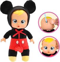 Boneca Cry Babies Tiny Cuddles Mickey Multikids