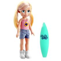Boneca da Polly Surfista com Acessórios Grande 38cm